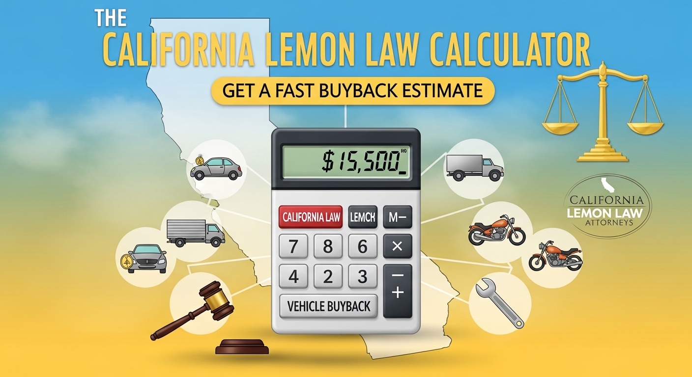 Lemon Law Calculator for California Vehicles