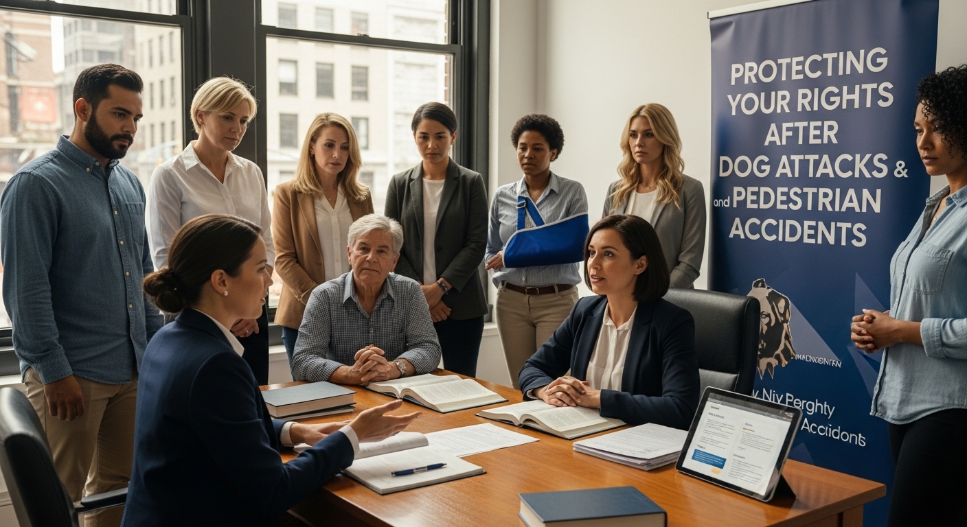 dog attacks and pedestrian accidents