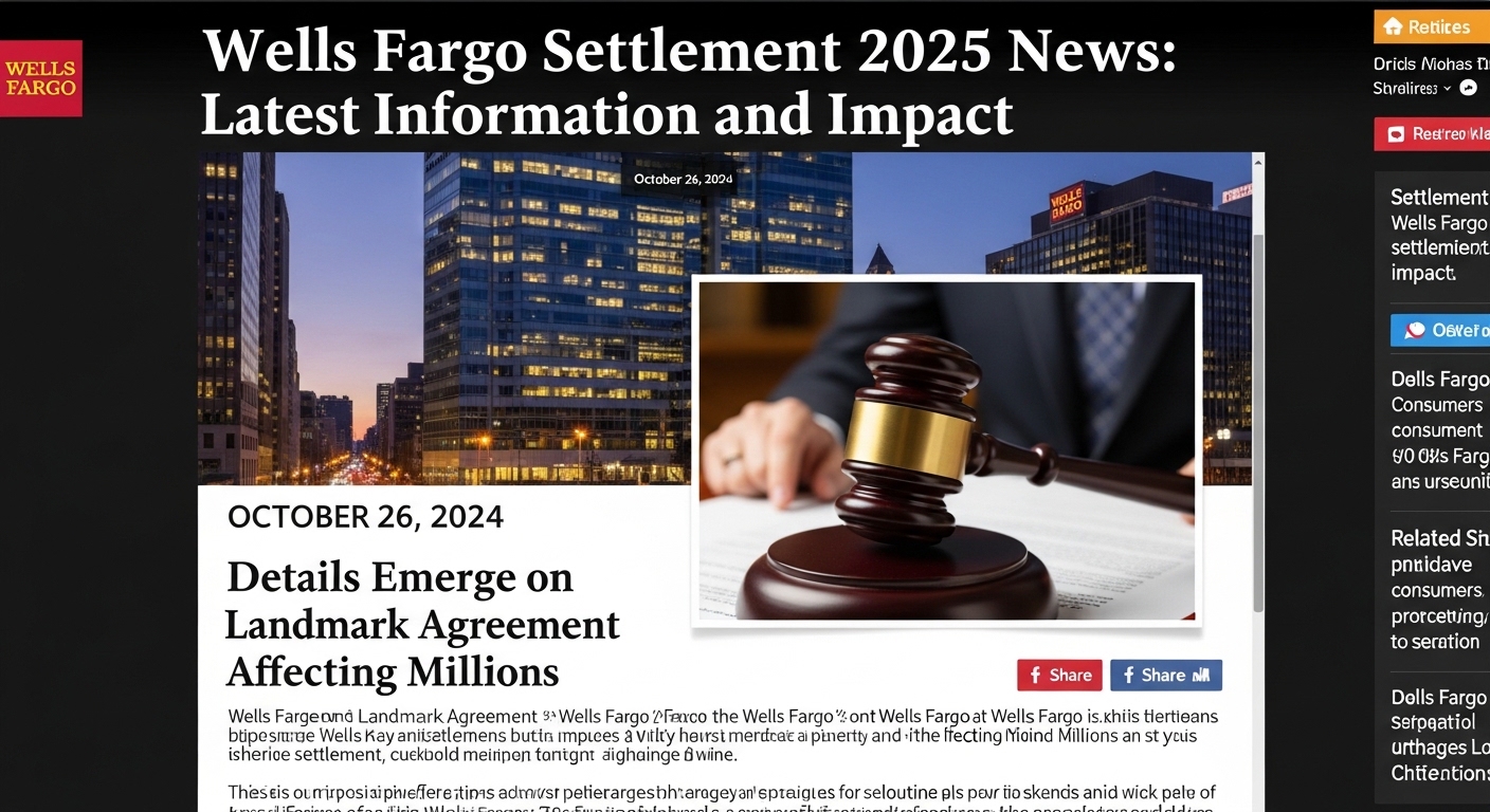 Wells Fargo Settlement 2025