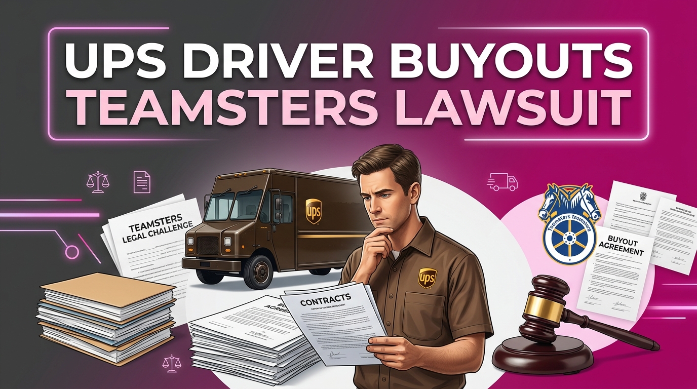 UPS Driver Buyouts Teamsters Lawsuit
